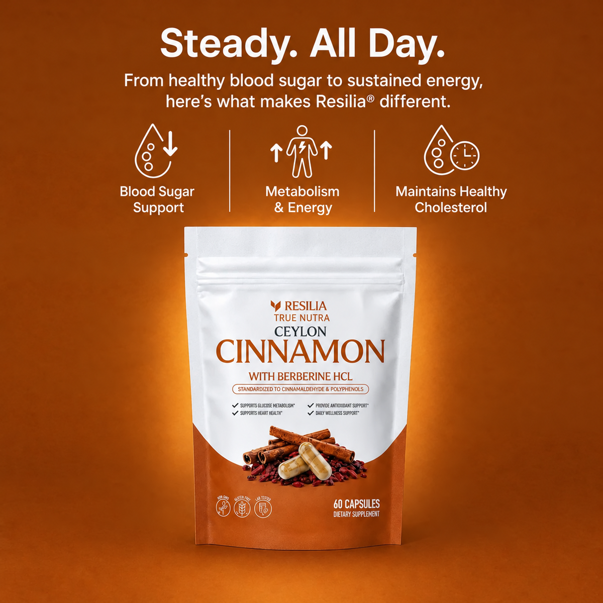 True Nutra Ceylon Cinnamon Softgels