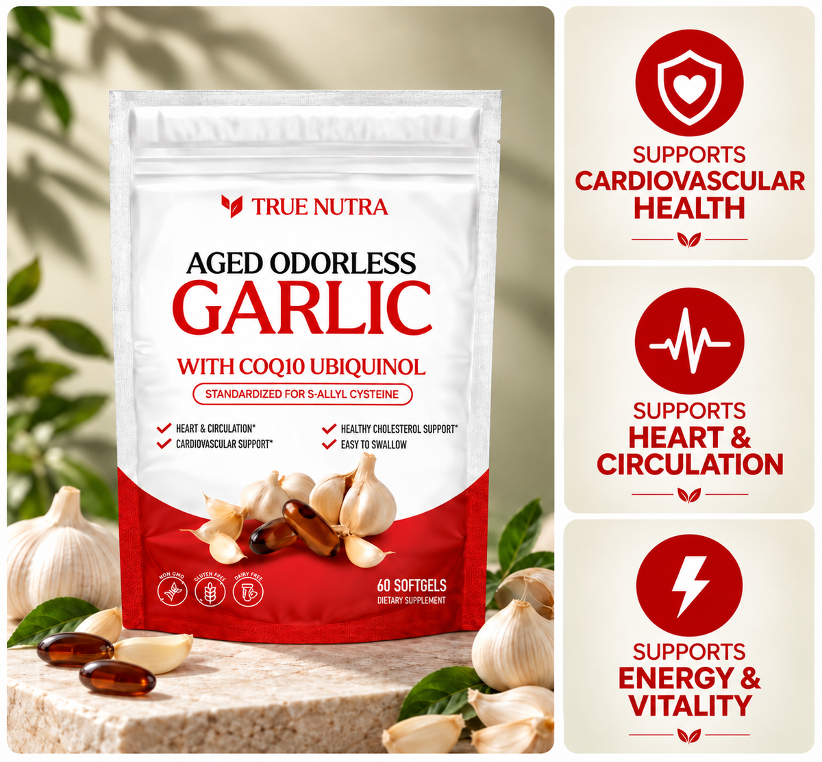 𝗧𝗥𝗨𝗘 𝗡𝗨𝗧𝗥𝗔® 𝗔𝗚𝗘𝗗 𝗚𝗔𝗥𝗟𝗜𝗖 🧄