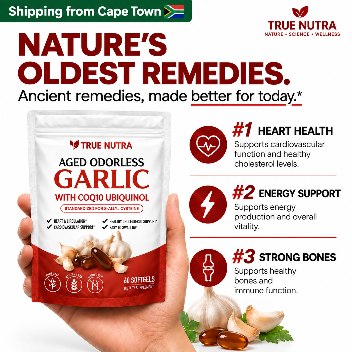 𝗧𝗥𝗨𝗘 𝗡𝗨𝗧𝗥𝗔® 𝗔𝗚𝗘𝗗 𝗚𝗔𝗥𝗟𝗜𝗖 🧄